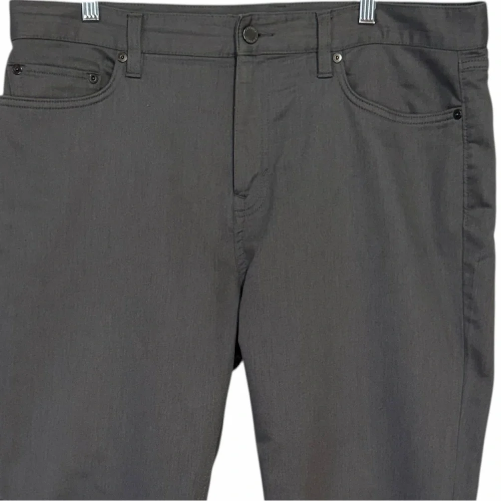 Banana Republic The Traveler Slim Fit Pants Mens 36 x 30 Gray Casual Office